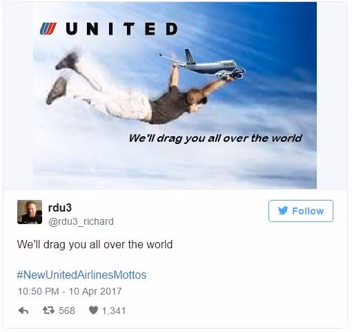 Thay vì ngồi trên máy bay, hãng hàng không Mỹ United Airlines sẽ kéo lê bạn đi khắp nơi trên thế giới. Ảnh: Rdu3.