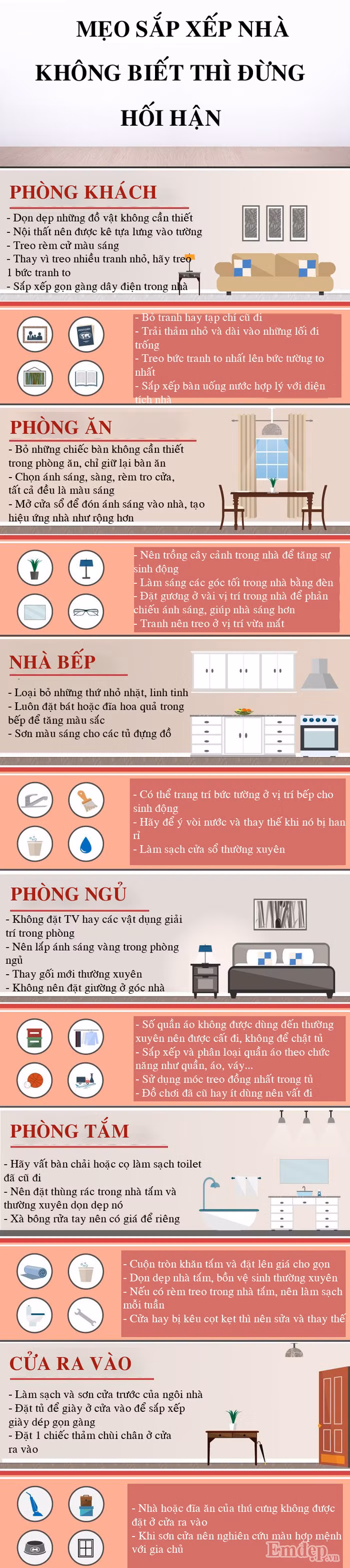 Meo sap xep noi that thong minh phu hop moi ngoi nha