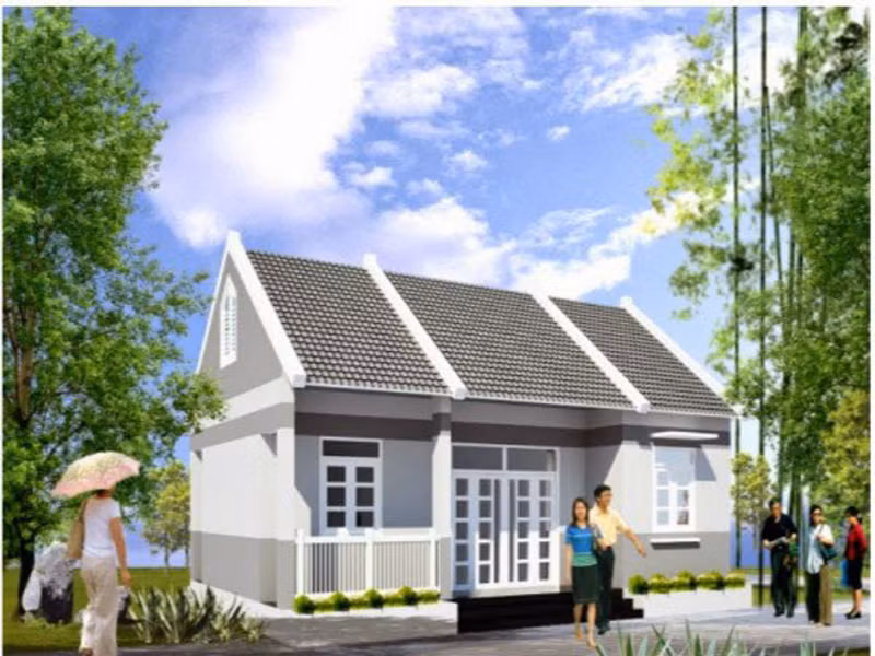 Sự đơn giản trong thiết kế cùng tính ứng dụng cao, công năng đầy đủ được nhiều cặp vợ chồng trẻ lưa chọn. Ảnh: Angovat.