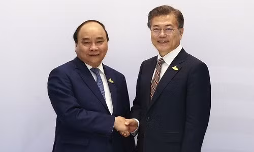 Thu tuong Nguyen Xuan Phuc tiep xuc song phuong ben le G20