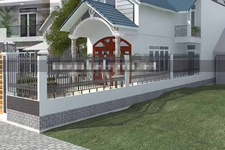 Thiết kế nhà ống mái thái hiện đại có gác lửng. Ảnh: Maunhadepvn.