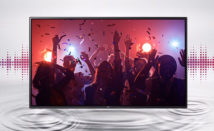 Bên cạnh đó, ti vi LG 32LH512D.ATV còn sở hữu kiểu dáng hiện đại, tích hợp 2 loa với tổng công suất đạt tới 6 W, cho âm thanh mạnh mẽ và sôi động hơn. Ảnh: HC.