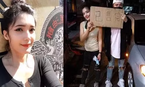 Canh anh em xep hang cho mua banh cua kieu nu ban hang-Hinh-7