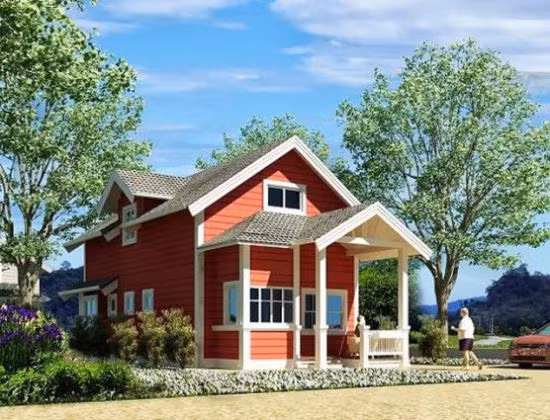 Nhà cấp 4 mái thái nhỏ xinh. Ảnh: Thoitrangkiwi.