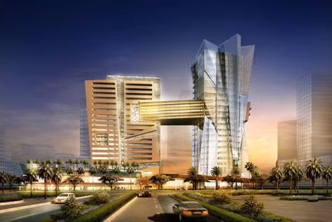 Khách sạn sang trọng và công trình kiến trúc đặc sắc là một trong những điểm nổi bật ở thủ đô Doha, Qatar. Ảnh: TripAdvisor.