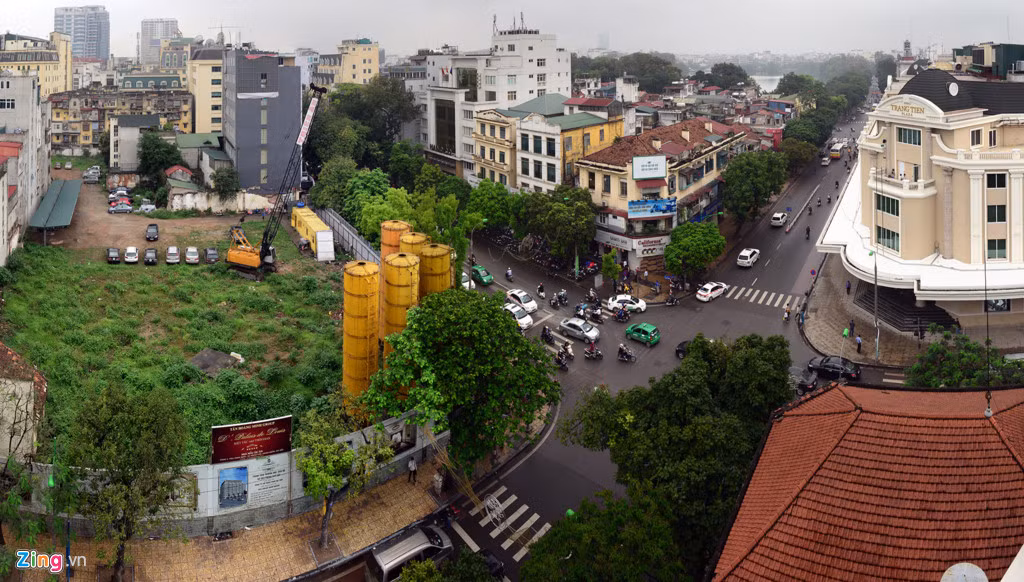 D’. San Raffles - Hai Bà Trưng là dự án có vị trí đắc địa nhất của Tân Hoàng Minh tại trung tâm Hà Nội, chỉ cách hồ Hoàn Kiếm chưa đầy 100 m.