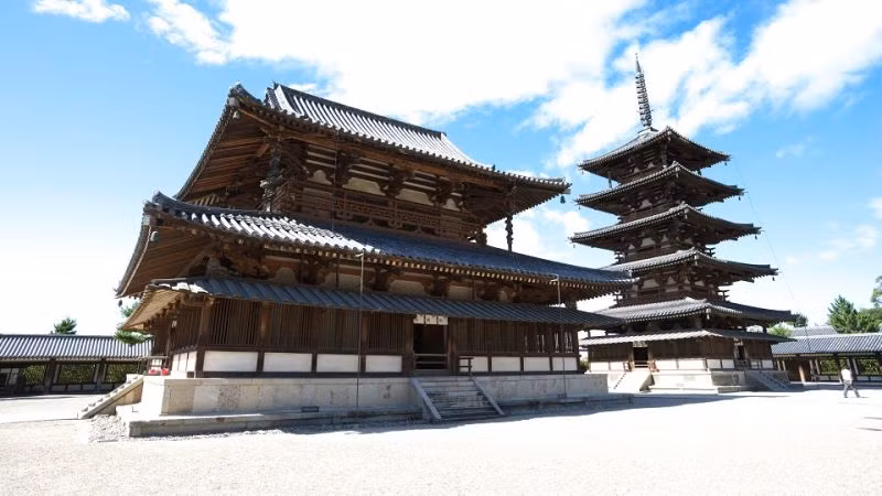 Nhà gỗ cổ nhất thế giới tọa lạc tại Nhật Bản được xây dựng vào năm 607 sau công nguyên. Ảnh: Gizmodo.