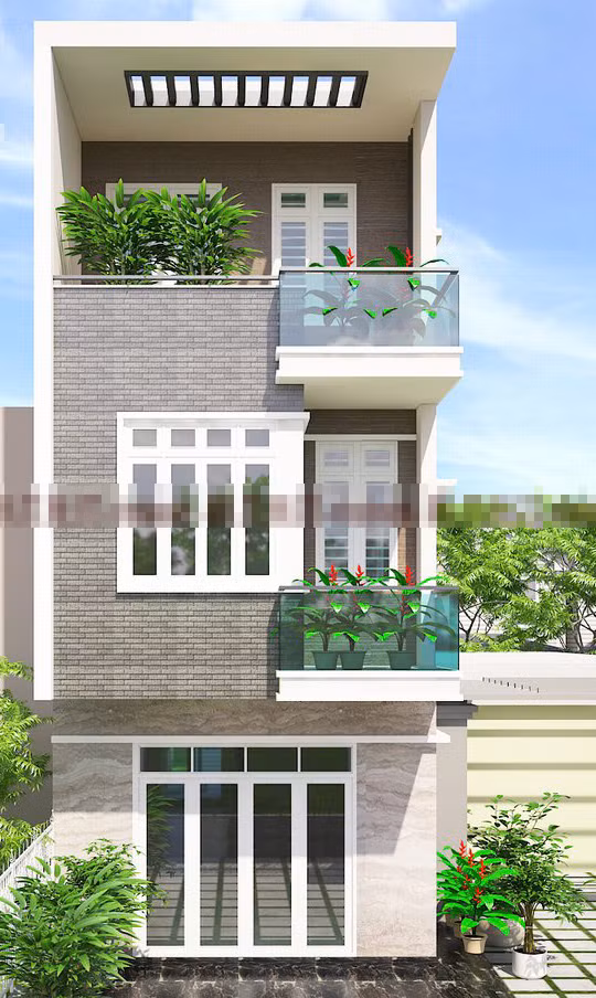 Các phòng đều có cửa sổ và trổ ra ngoài khu vườn, đảm bảo độ thông thoáng và ánh sáng cần thiết. Ảnh: Thietkenhadep24h.