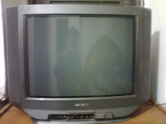 Trước đây, ti vi màn hình 21 inch đã là quá rộng để xem phim, xem bóng đá. Ảnh: Saintclassified.