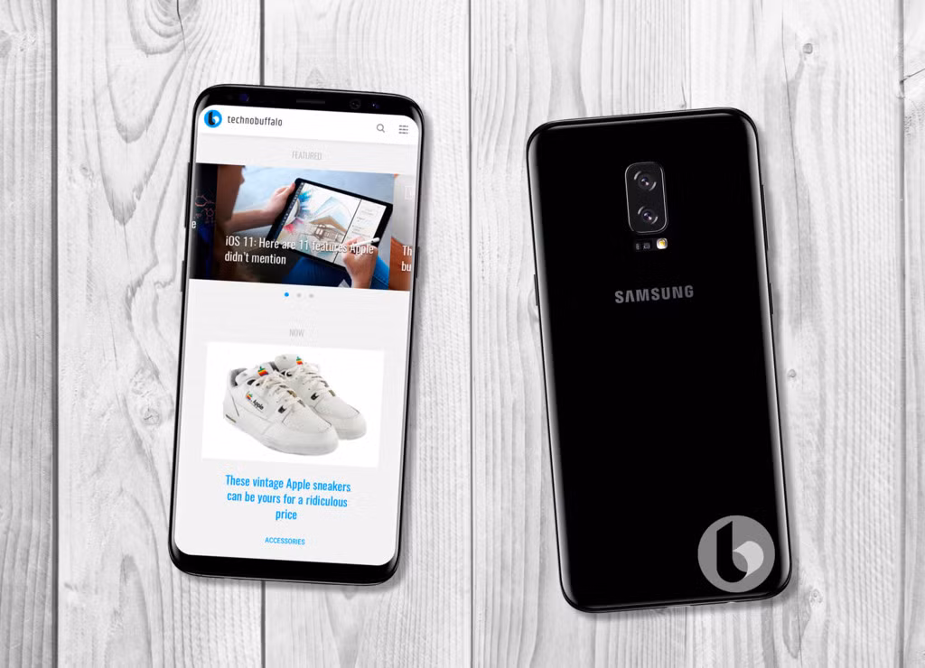 Máy vẫn sử dụng màn hình vô cực, là nét đặc trưng của S8. Kích thước màn hình của Note 8 có thể lên đến 6,3 inch. ở mặt sau, người dùng không còn thấy cụm cảm biến vân tay đặt ở vị trí khó ưa như S8. Thay vào đó, hãng sẽ đưa công nghệ này ẩn vào bên trong màn hình.