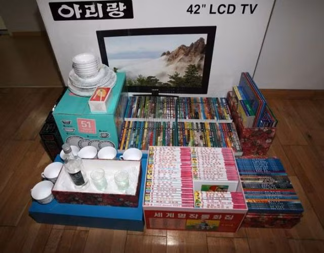 Một góc để đồ khác bên trong căn hộ ở đất nước Triều Tiên. Nguồn ảnh: Izismile.