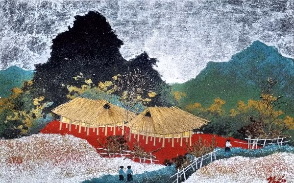 Chất liệu làm hoàn toàn từ tự nhiên thu hút nhiều khách hàng giúp Quân thu về số tiền hàng trăm triệu đồng. Ảnh: Vinanet.