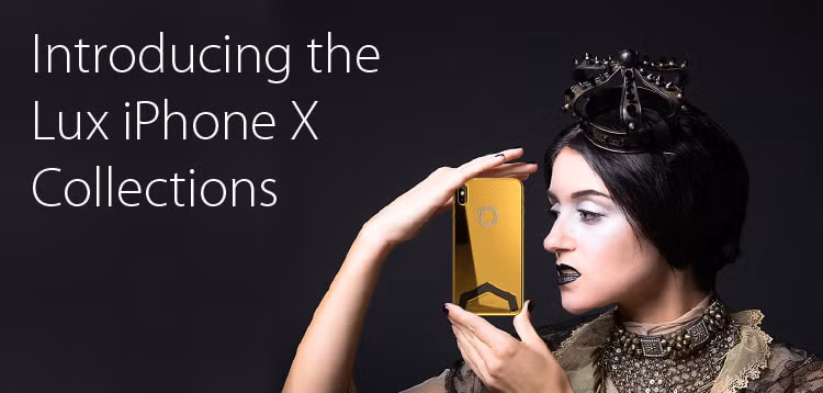 Lux iPhone X Ingot 108 sử dụng 108g vàng 22K.