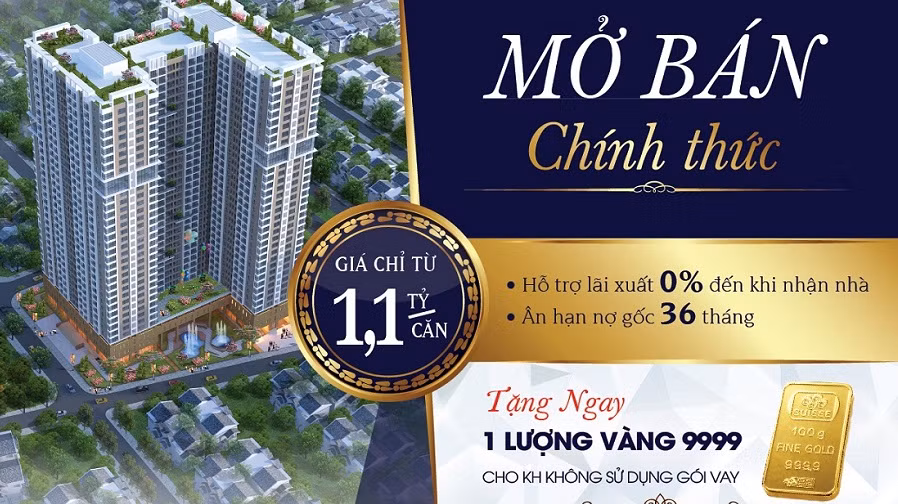 Ngoài quà tặng, lãi suất cho vay hấp dẫn cũng là hình thức khuyến mại phổ biến của nhiều chủ đầu tư. Ảnh minh họa: Gemek Premium.