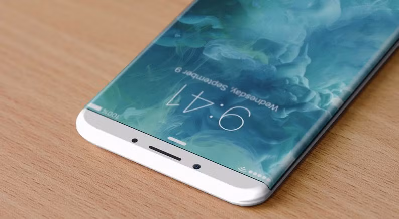 iPhone 8 với thiết kế tràn cạnh. Ảnh: Veniamin Geskin.