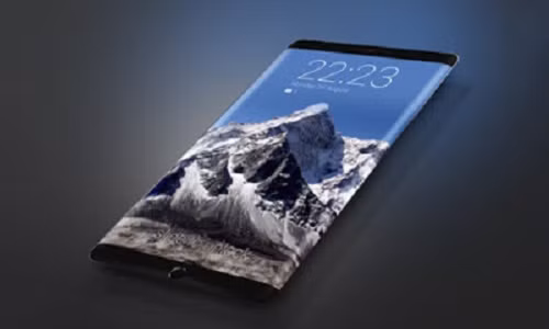 Nhiều khả năng nút Home ảo được nhúng trực tiếp trên màn hình iPhone 8. Ảnh: iphone8i.