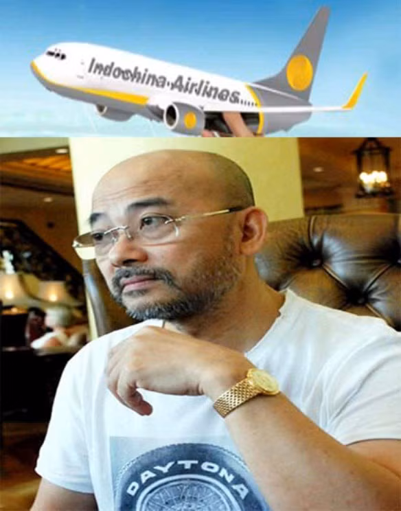 Trước đó, không ít đại gia Việt cũng từng lấn sang lĩnh vực hàng không. Có thể kể đến đạ gia Hà Dũng với Indochina Airlines. Ảnh: Webtretho.