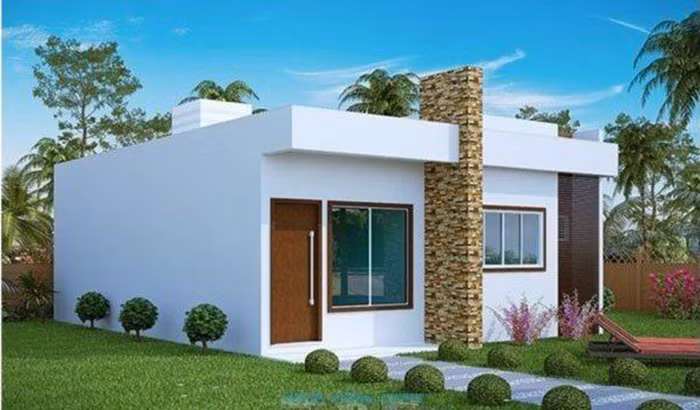 Nhà 1 tầng nhỏ, đẹp không cầu kỳ về chi tiết. Ảnh: Nhadepsang.