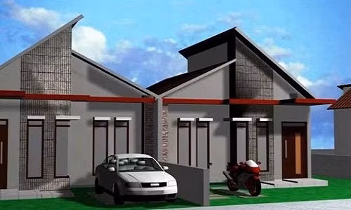 Thiết kế nhà mái lệch theo phong cách Tây Âu. Ảnh: Danang43.