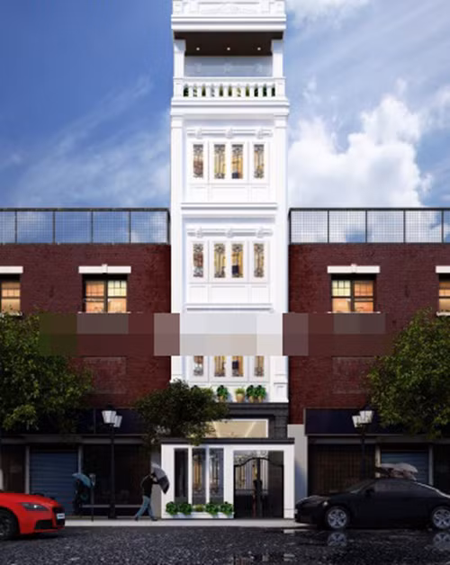 Gam màu trắng chủ đạo tạo nên nét đẹp tinh tế của ngôi nhà. Ảnh: Kientrucnamcuong.