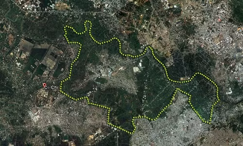 Dự án khu đô thị sẽ nằm ở phía đông bắc của huyện Củ Chi.