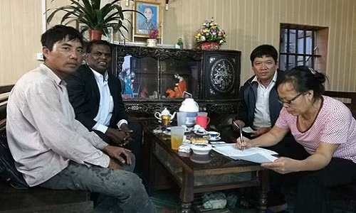 Luat su bao chua cho Doan Thi Huong dang o Viet Nam