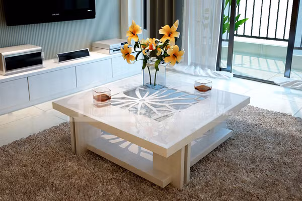 Chỉ cần một chiếc rèm cửa hay bàn trà mới cũng tăng phần không gian tươi sáng cho phòng khách. Ảnh: Homedit.