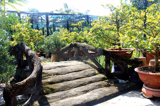 Biệt thự vườn gia đình nữ ca sĩ là một trong những căn nhà lớn nhất quận 9 (Tp.HCM) với diện tích 5.000 m2. Hiện tại, dù có nhà riêng ở quận 4 nhưng Lâm Khánh Chi vẫn thường về thăm bố mẹ.