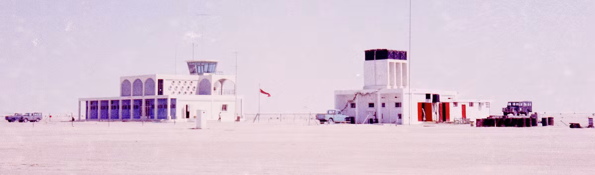 Còn đây là hình ảnh Sân bay Quốc tế Dubai đầu năm 1965. Ảnh: Wiki.