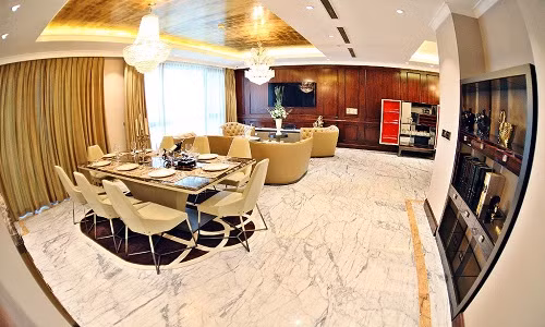 Từng chi tiết trong căn hộ của Seungri đều được thiết kế tỉ mỉ, mang đến không gian đẳng cấp. Ảnh: Tanhoangminh.