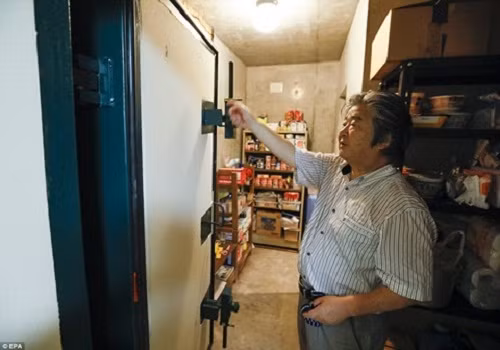 Hệ thống thực phẩm bên trong hầm trú ẩn.