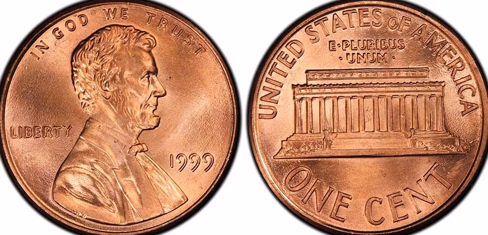 Đồng xu "One Cent" màu đồng này ra đời trong ba năm 1998, 1999 và 2000. Trong số đó, đồng xu năm 1999 được coi là hiếm và giá trị nhất với 600 USD.