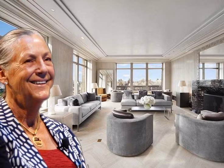 Alice Walton sở hữu căn hộ 2 tầng tại toà nhà Park Avenue ở New York. Bà mua căn hộ rộng gần 600m2 này với giá 25 triệu USD năm 2014. Ảnh: Printest.