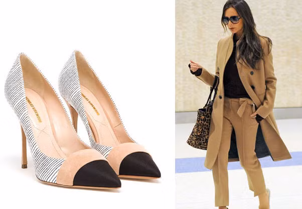 Giày Nicholas Kirkwood của Victoria Beckham có giá 500 USD (hơn 10 triệu đồng). Ảnh: Amazonaws.