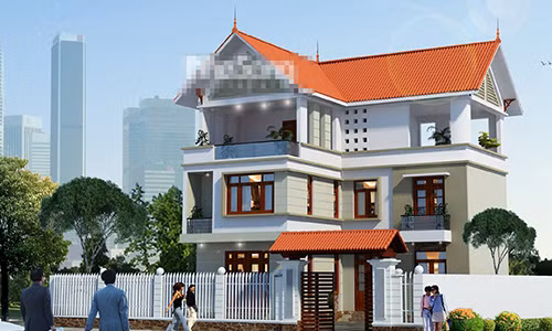 Me man 10 thiet ke nha 3 tang chu L dep mat