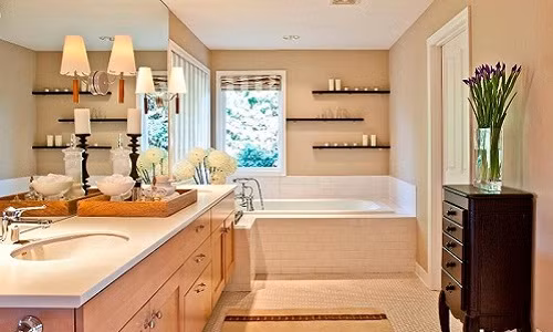 Mẫu phòng tắm hoàn hảo cho những ngôi nhà siêu sang, lộng lẫy. Nguồn ảnh: Homedit.