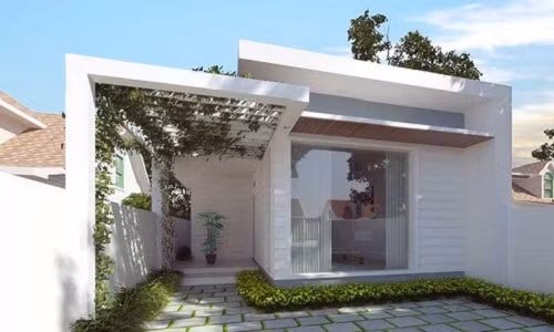 Nhà ống một tầng ba phòng ngủ thích hợp với diện tích ngang 4m - 7m, dài 17m - 23m. Ảnh: 10nhadep.