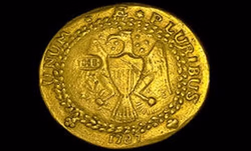 Trước khi ban hành hiến pháp riêng vào năm 1789, cũng như nhiều bang khác, New York ban hành luật pháp về hệ thống tiền tệ. Goldsmith Ephraim Brasher nhận được một hợp đồng đúc những đồng xu bằng đồng nhưng vì một lý do nào đó ông đã sản xuất một số đồng xu bằng vàng. Hiện chỉ có 7 đồng xu loại này còn tồn tại.