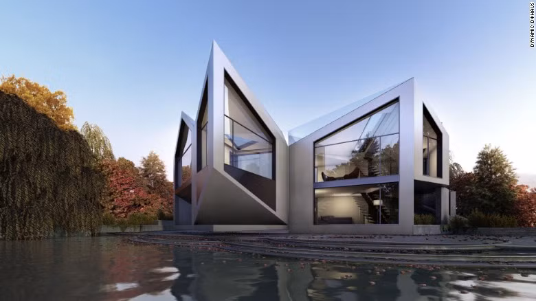 Nhà xoay có thể được điều chỉnh tự động thay đổi theo mùa hoặc theo ban ngày và ban đêm. Nguồn ảnh: CNN.