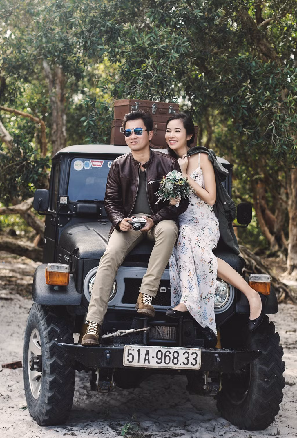 Sau hôn lễ diễn ra vào ngày 12/2, tại TP.HCM, á hậu Kiều Khanh khoe bộ ảnh cưới của cô và ông xã.