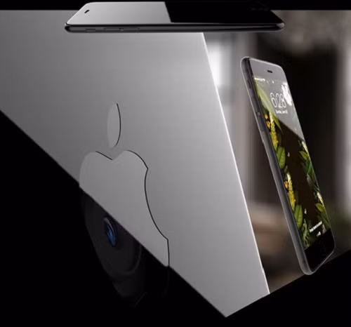 Chiếc iPhone 8 độc đáo dưới con mắt của nhà thiết kế Iskander Utebayev. Ảnh: Tech.