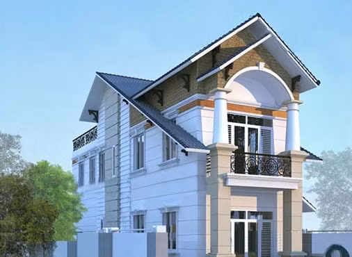 Nét gợi cảm và duyên dáng được thể hiện trên từng chi tiết hình thể với kết cấu sôi động, đa hình đến từ các ô cửa, mái vòm...Ảnh: Manhadepmoi.