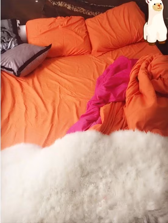 Cũng như bất kì người đẹp nào trong showbiz, Khánh My cũng dành riêng một căn phòng trưng bày quần áo, giày dép và túi xách.