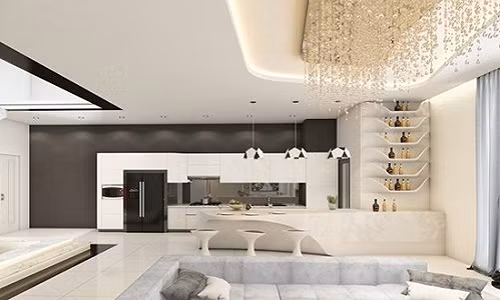 Ấn tượng đầu tiên của căn hộ là sự phối hợp hai gam màu xám - trắng làm tông màu chủ đạo mang đến cảm giác vừa sang trọng vừa trang nhã.