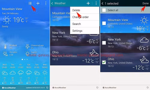 Một trong những ứng dụng thời tiết tốt nhất cho Android là Accuweather. Đây là ứng dụng miễn phí cũng cấp cho bạn mọi dự báo thời tiết theo giờ, cũng như dự báo xa. Người dùng cũng có thể theo dõi khả năng mưa theo từng phút. Ảnh: Blogsport.