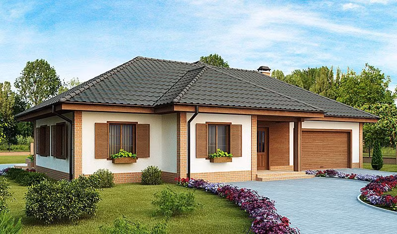 Không chói lóa như những ngôi nhà cao tầng sang trọng nhưng các hình ảnh sân vườn đơn giản này vẫn rất tinh tế. Ảnh: Arcviet.