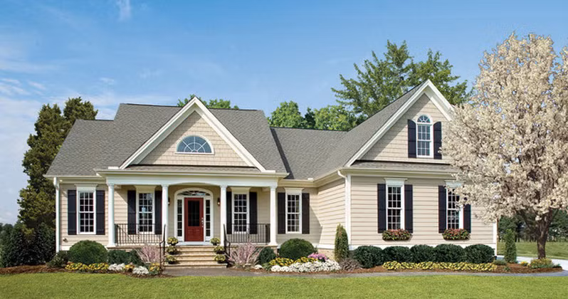 Biệt thự 1 tầng tân cổ điển đẹp cuốn hút. Ảnh: Noithatminhkhoi.