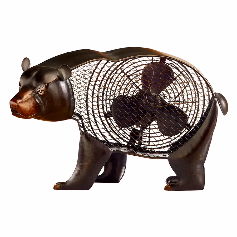 Quạt hình con heo ngộ nghĩnh. Ảnh: Oak Tree Vintage.