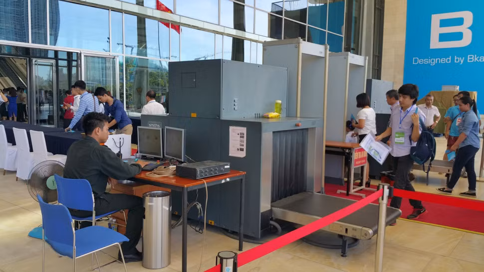 Công tác an ninh được tổ chức nghiêm ngặt. Ảnh: Viettimes.