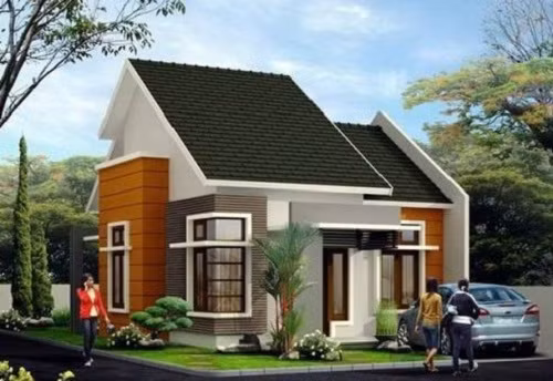 Biệt thự mái lệch mang phong cách châu Âu. Ảnh: Toixaynha.